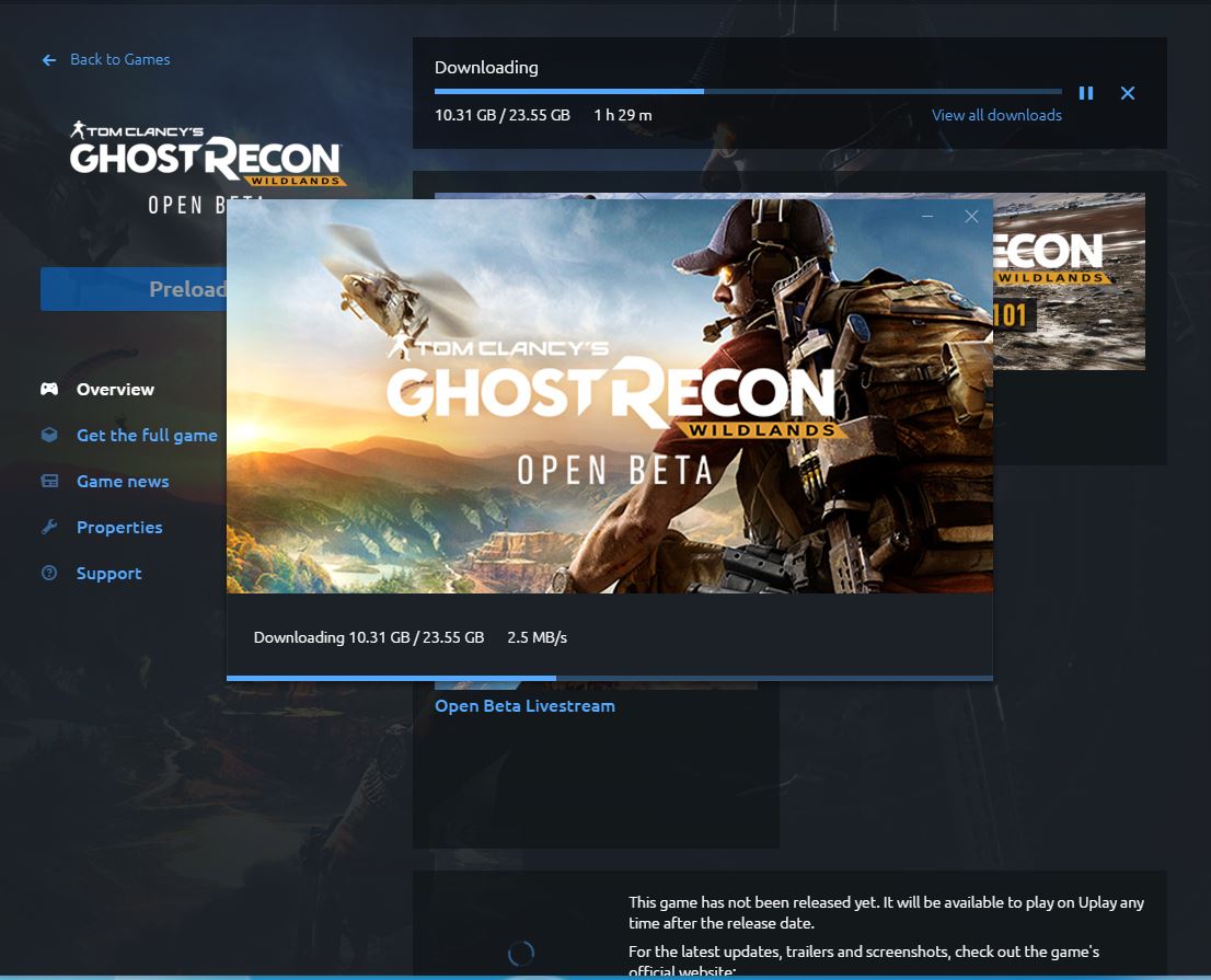 open beta ghost recon