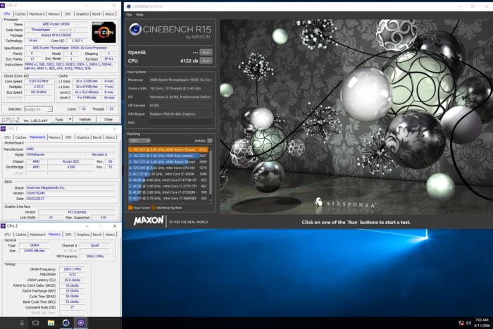 CineBench R15 result amd-ryzen-threadripper-overclocking-screenshot