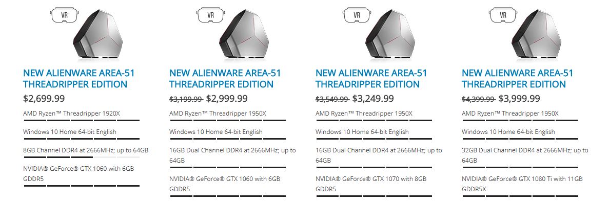 Dell's ALIENWARE AREA-51 GAMING PC POWERED BY AMD Threadripper