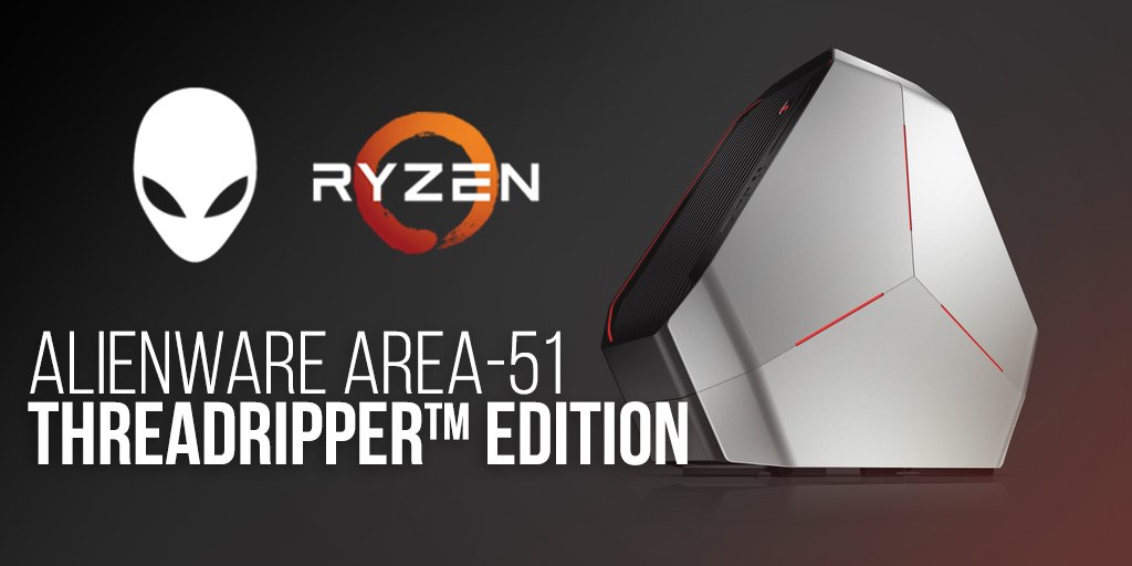 Dell's ALIENWARE AREA-51 GAMING PC  is POWERED BY AMD Threadripper