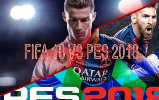 fifa 18 vs pes 2018