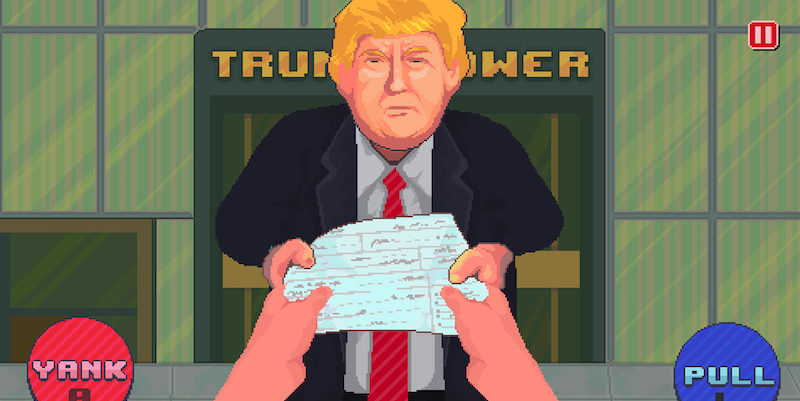 Donald Trump video game the US 45th Republican President
