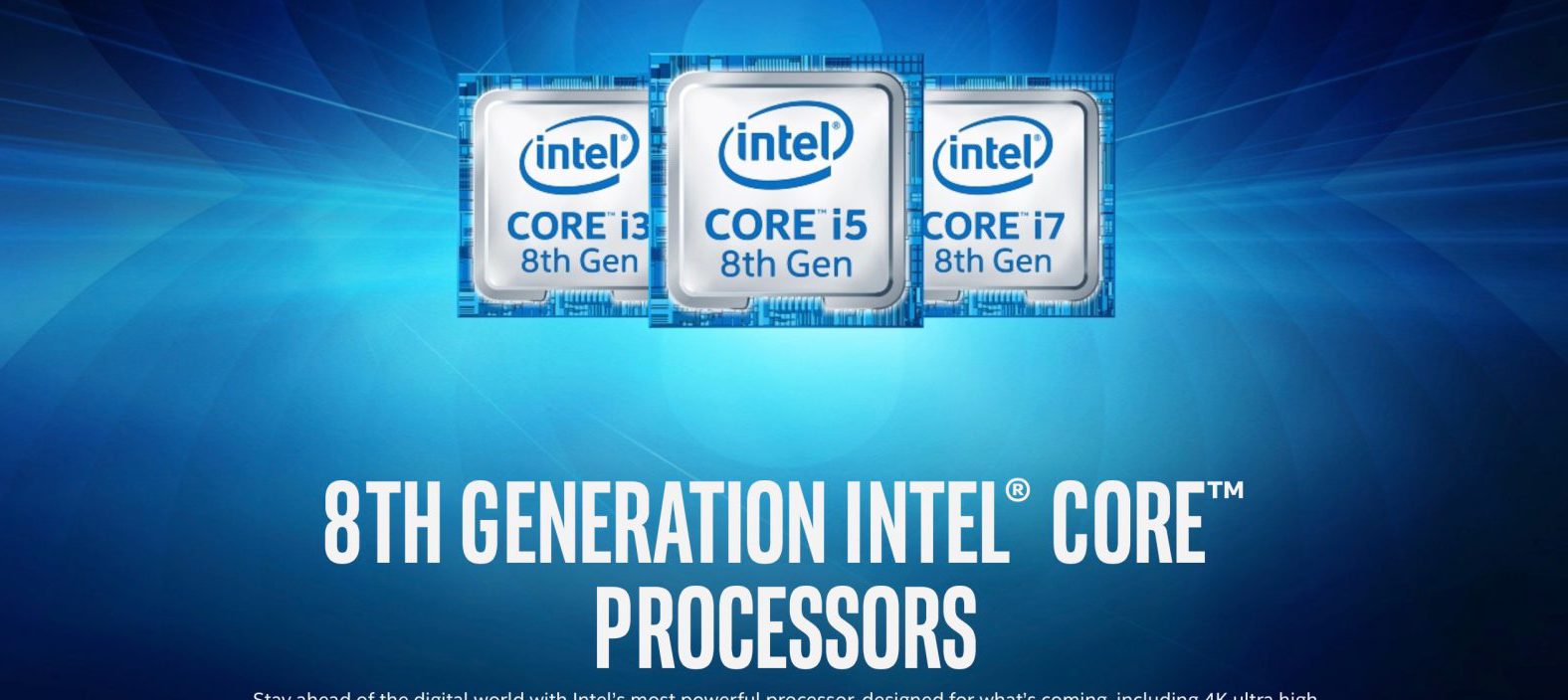 Intel 8th gen cpus coffee lake Image credit: Intel