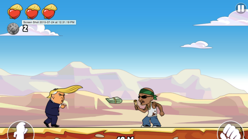 Donald Trump video game the US 45th Republican President