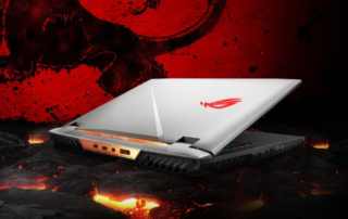 Asus Rog G703 Gaming laptop 144hz display 1080 graphics I7 CPU Credit by ASUS
