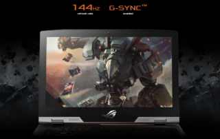 Asus Rog G703 Gaming laptop 144hz display 1080 graphics I7 CPU Credit by ASUS