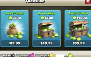 Microtransactions clash of clans