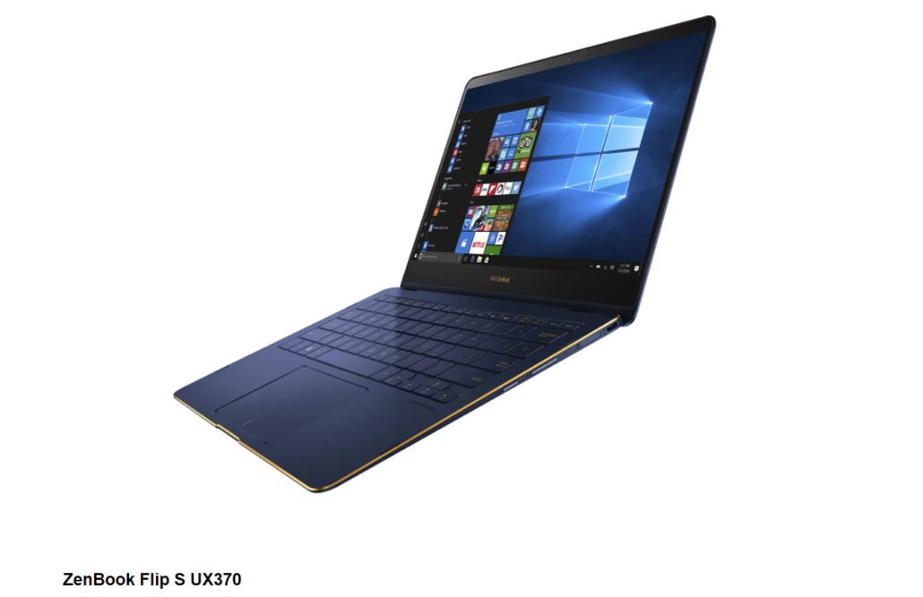 ASUS Just 8th-gen Intel Core Laptops - Credit ASUS