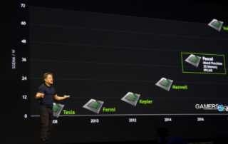 Nvidia ampere 2018 GPUs VS Volta 2018 - Credit NVIDIA