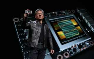 Nvidia ampere 2018 GPUs VS Volta 2018 - Credit NVIDIA