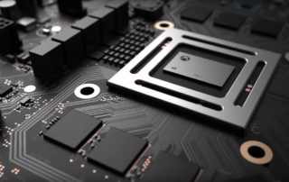 XBOX ONE X AMD POWERED, credit by Microsoft