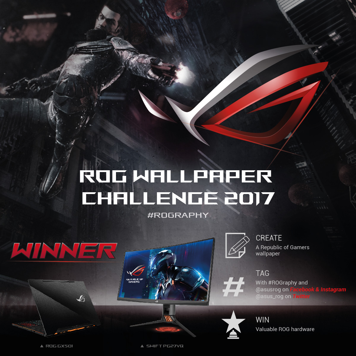 Asus ROG Wallpaper-Design Challenge - credit by ASUS