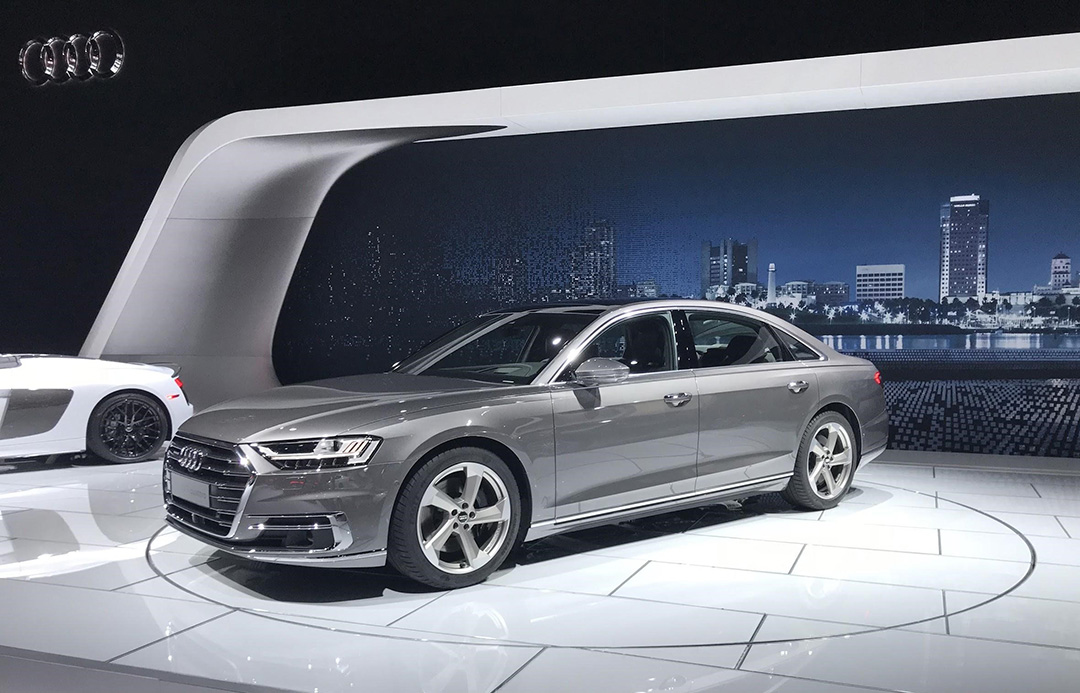AUDI A8 POWERED BY NVIDIA VOLTA AI TECH CREDIT BY NVIDIA