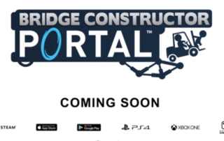 New "Portal" Video Game,  Bridge Constructor Portal
