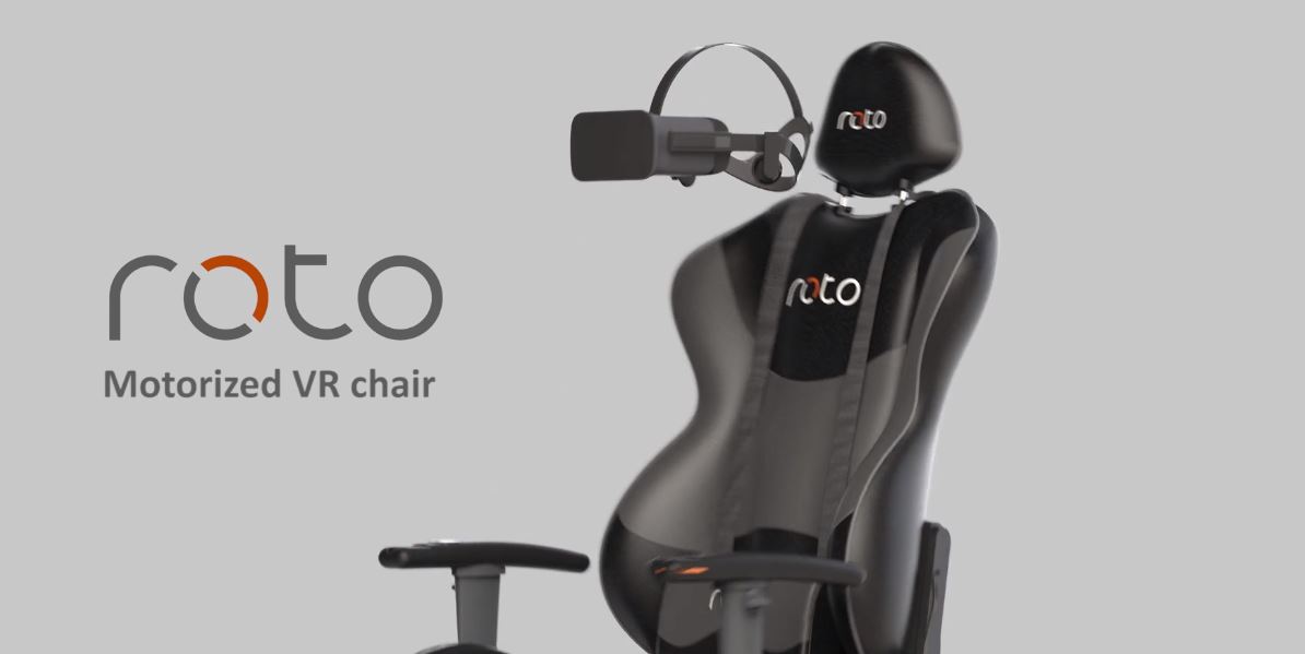 Virtual Reality 360 Chair "The Roto VR Chair" Ready To Order In Feb 2018
