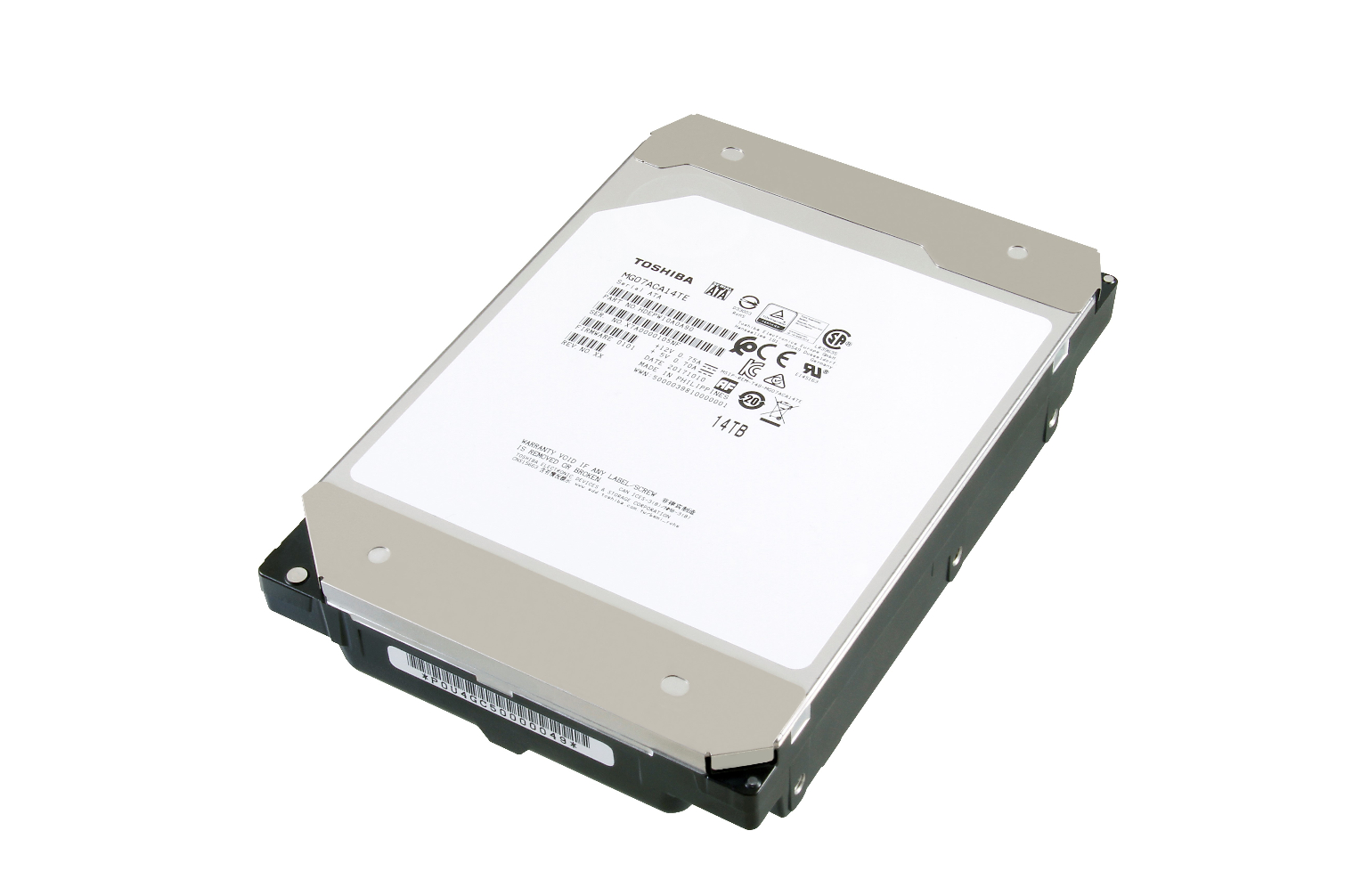 Toshiba Makes The Industry Storage Lead With 14TB Helium HDD