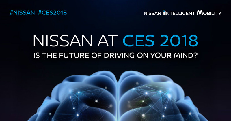 NISSAN CES 2018 MIND-READING CARS, B2V (BRAIN-TO-VEHICLE)