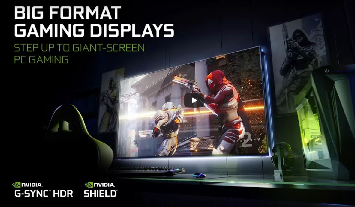 BFGDs integrate a high-end 65-inch, 4K 120Hz HDR display with NVIDIA G-SYNC