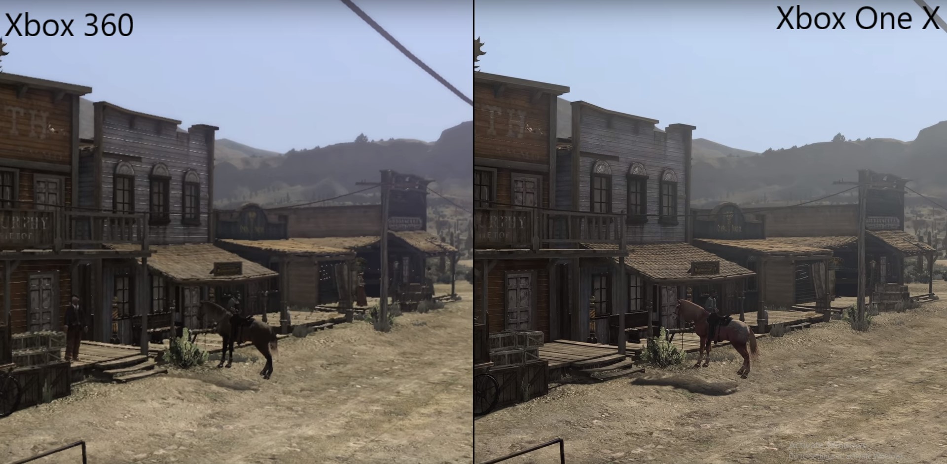 Red Dead Redemption Comparison - Xbox 360 vs. Xbox One X 