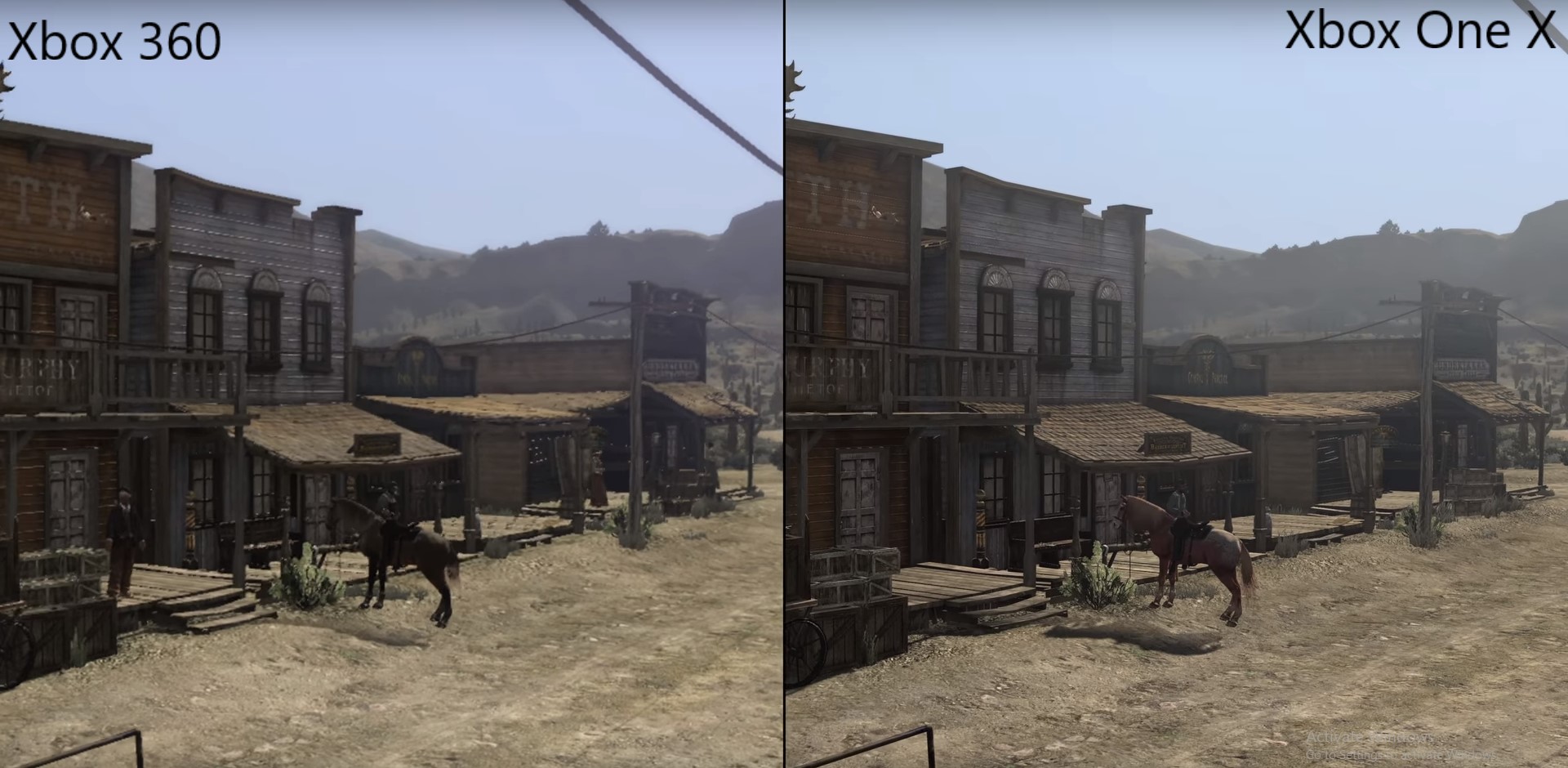 Red Dead Redemption: Comparação - Xbox 360 vs. Xbox One X