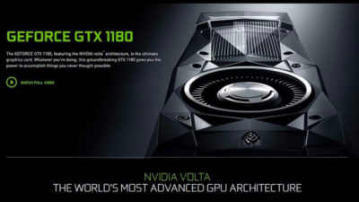 NVIDIA GeForce GTX 1180 Specs Spotted, Expected Price & Release Date ...