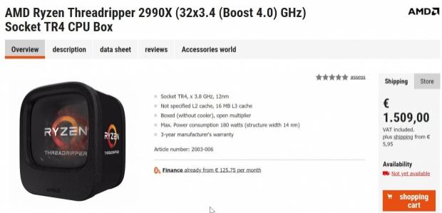 Amd ryzen threadripper 2990x 